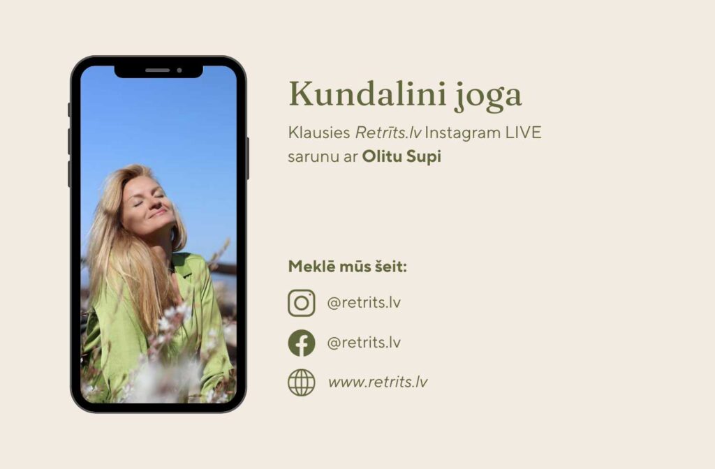 Instagram LIVE saruna: Kundalini joga