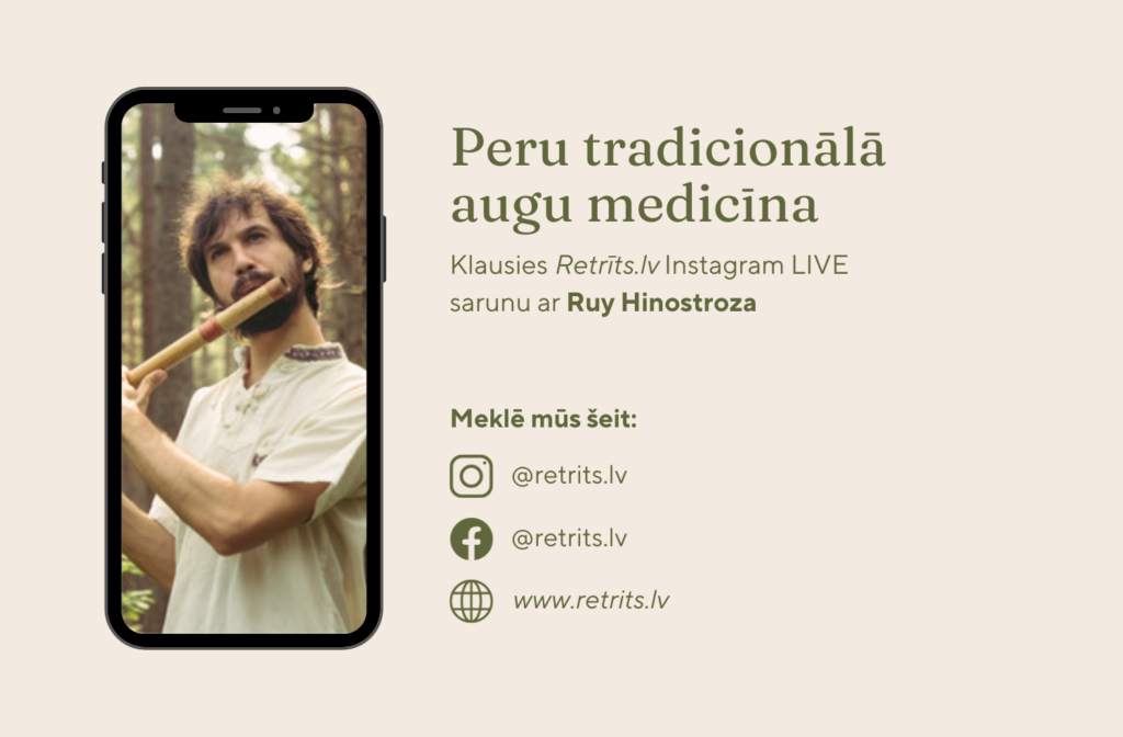 Instagram LIVE saruna: Peru tradicionālā augu medicīna