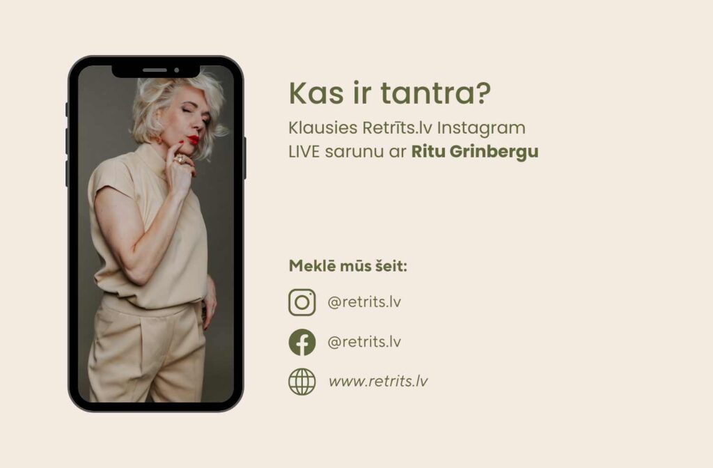 Instagram LIVE saruna: Kas ir tantra?