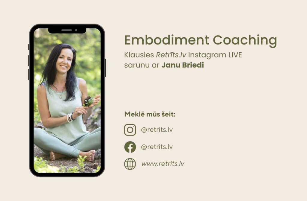 Instagram Live Saruna: Embodiment Coaching