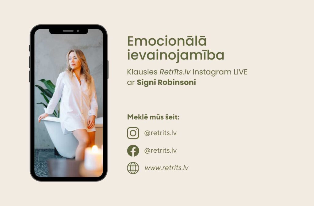 Instagram Live Saruna: Emocionālā ievainojamība