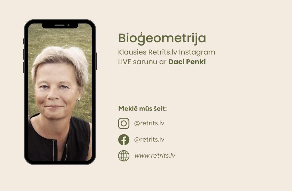 Instagram LIVE saruna: Bioģeometrija