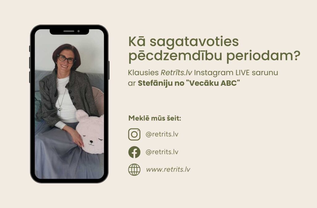 Instagram LIVE saruna: Kā sagatavoties pēcdzemdību periodam?