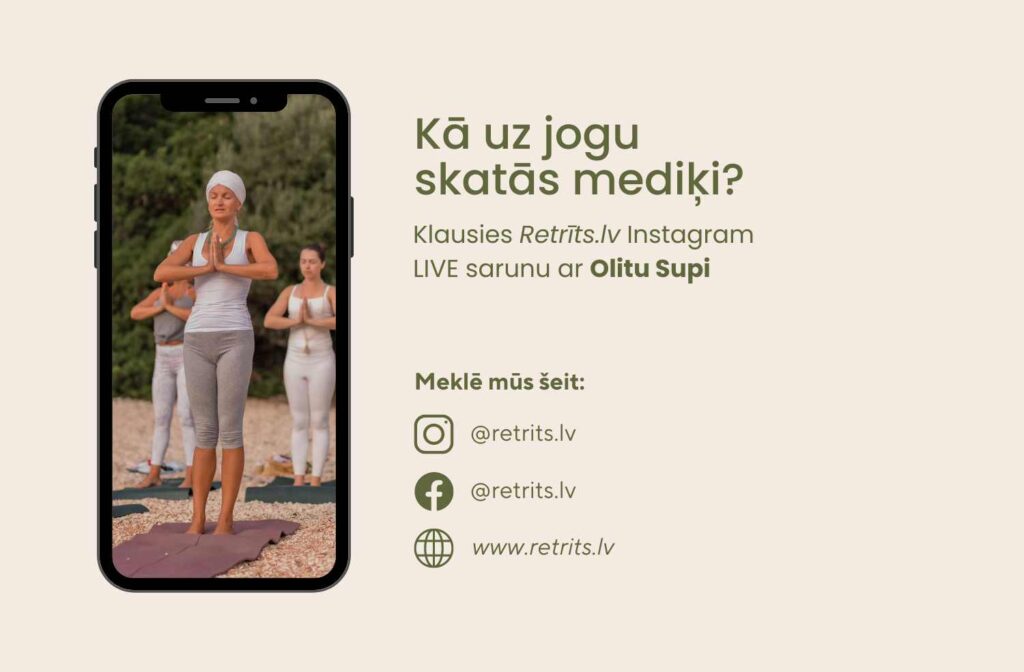 Instagram LIVE saruna: Kā uz jogu skatās mediķi?