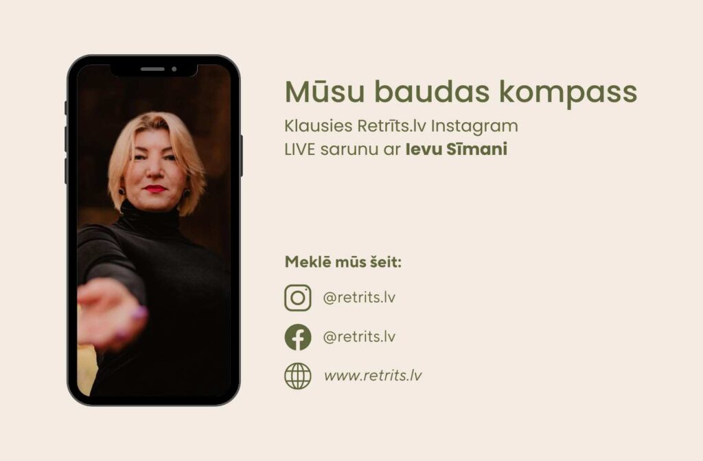 Instagram LIVE saruna: Mūsu baudas kompass