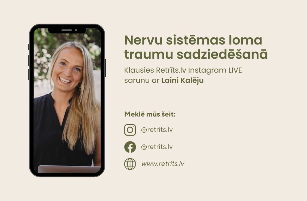 Instagram LIVE saruna: Nervu sistēmas loma traumu sadziedēšanā