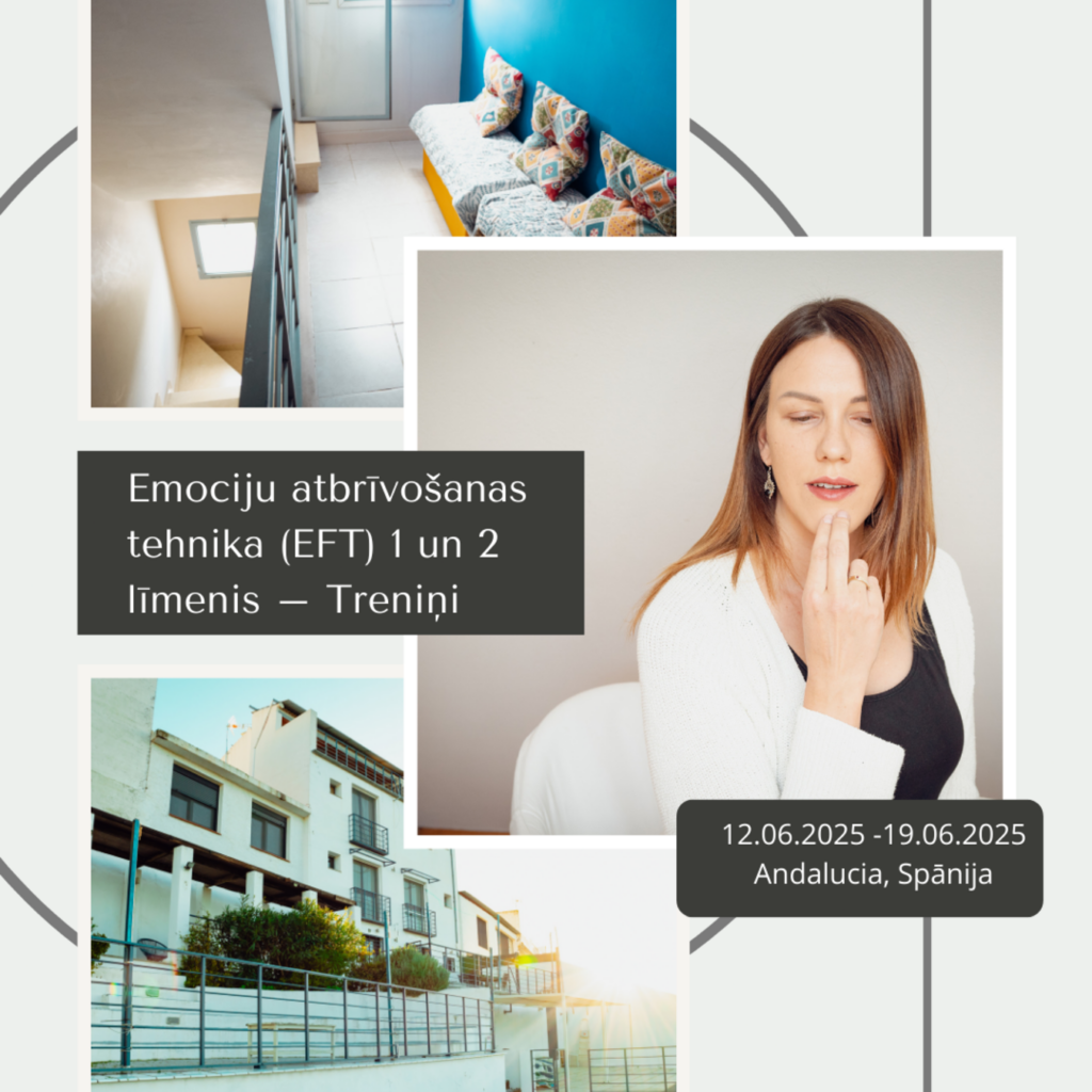 Akreditēts EFT 1. un 2. līmeņa apmācības kurss.