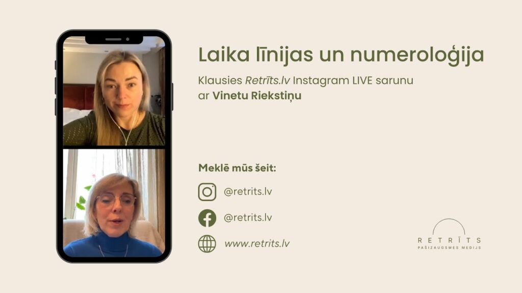 INSTAGRAM LIVE SARUNA: LAIKA LĪNIJAS UN NUMEROLOĢIJA