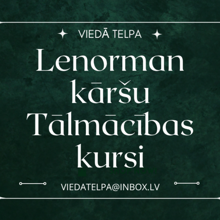 LENORMAN KĀRŠU TĀLMĀCĪBAS KURSI no 6. janvāra