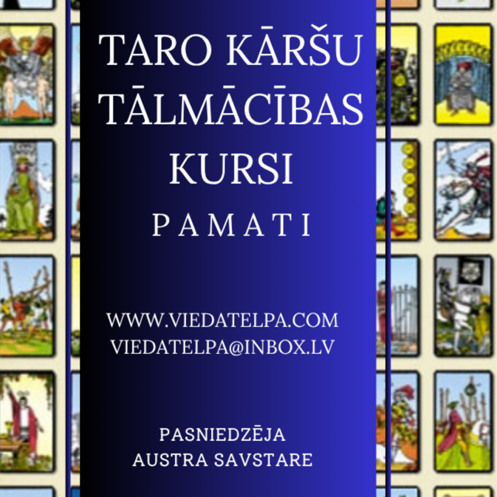TARO KĀRŠU TĀLMĀCĪBAS VIDEO un ONLINE KURSI - PAMATI