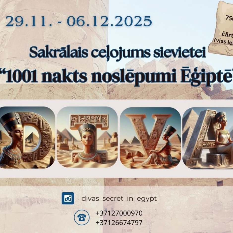 Sakrālais Ceļojums Dīvām Ēģiptē