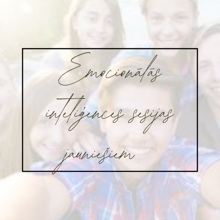 Emocionālās inteliģences sesijas jauniešiem