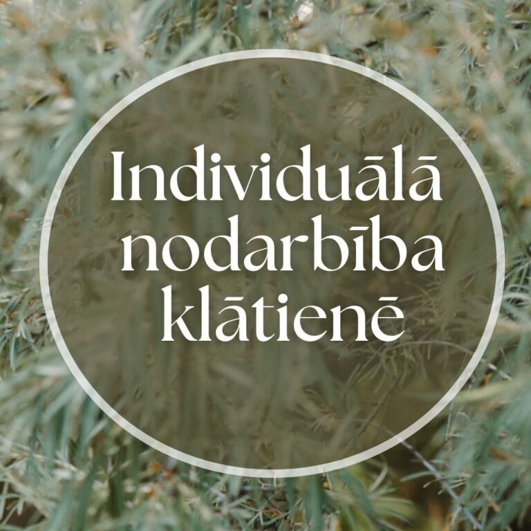 Individuāla Cigun nodarbība klātienē